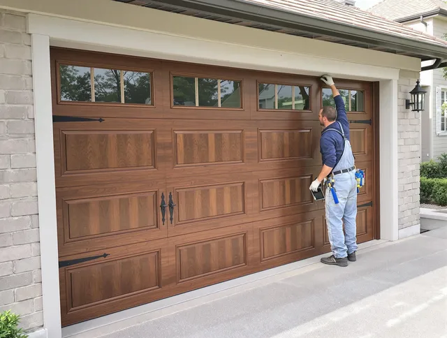 Custom garage door showcase by Brea Garage Door Repair in Brea