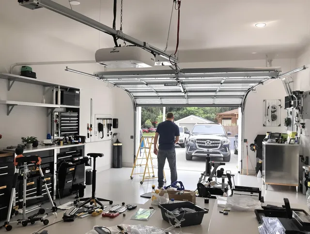 Garage door opener installation by Brea Garage Door Repair in Brea