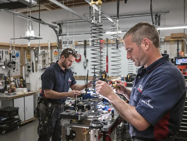 Garage door spring repair service by Brea Garage Door Repair in Brea